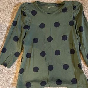 Stella & Dot polka dot 3/4 length sweater